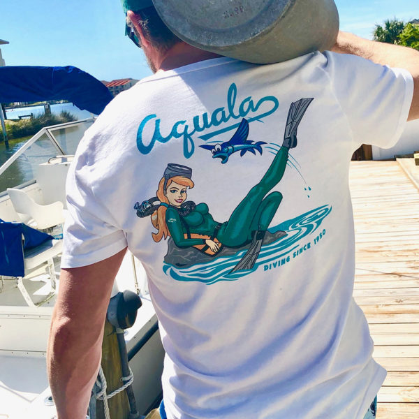 Aquala: Diving Dawn t-shirt 2